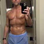 Muscle with sheer shorts